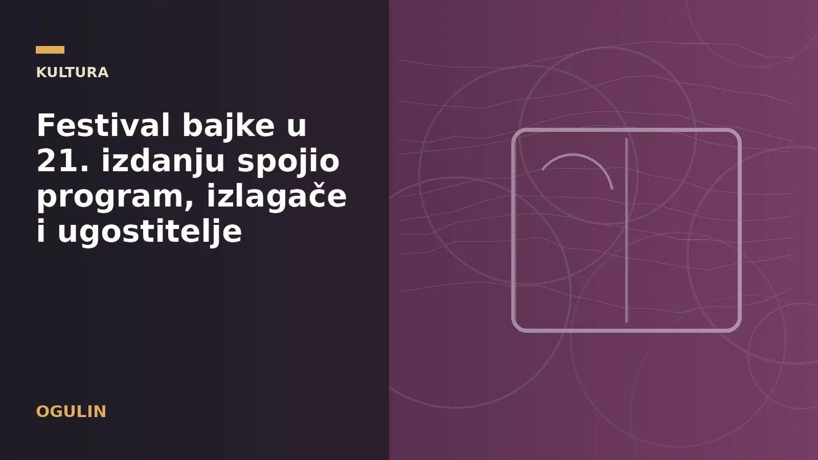 Festival bajke u 21. izdanju spojio program, izlagače i ugostitelje