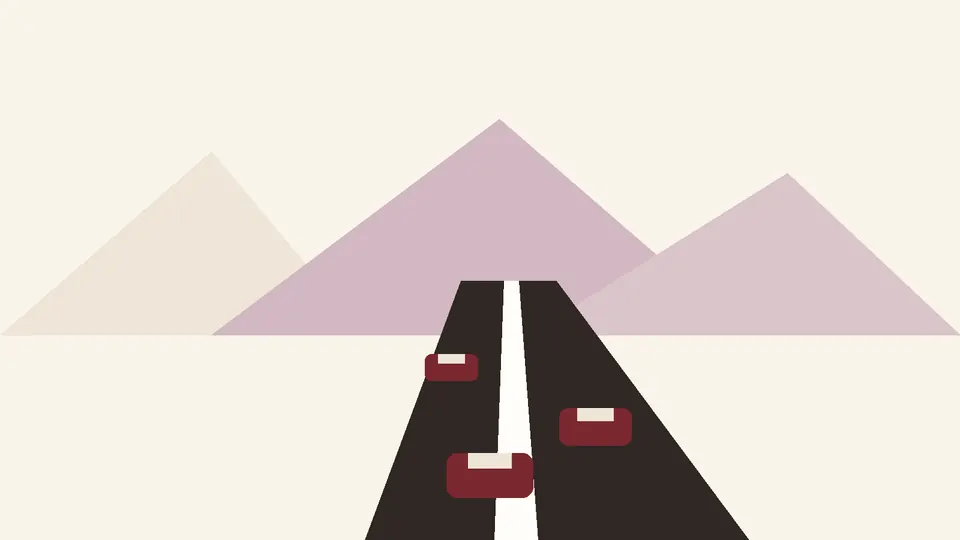 Ilustracija autoceste A1 kod planinskog područja Male Kapele uz pojačan promet prema Zagrebu