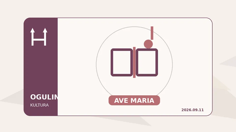 Ilustracija uz lokalnu vijest: Sakralni koncert „Ave Maria“ najavljen u crkvi Svetoga Križa
