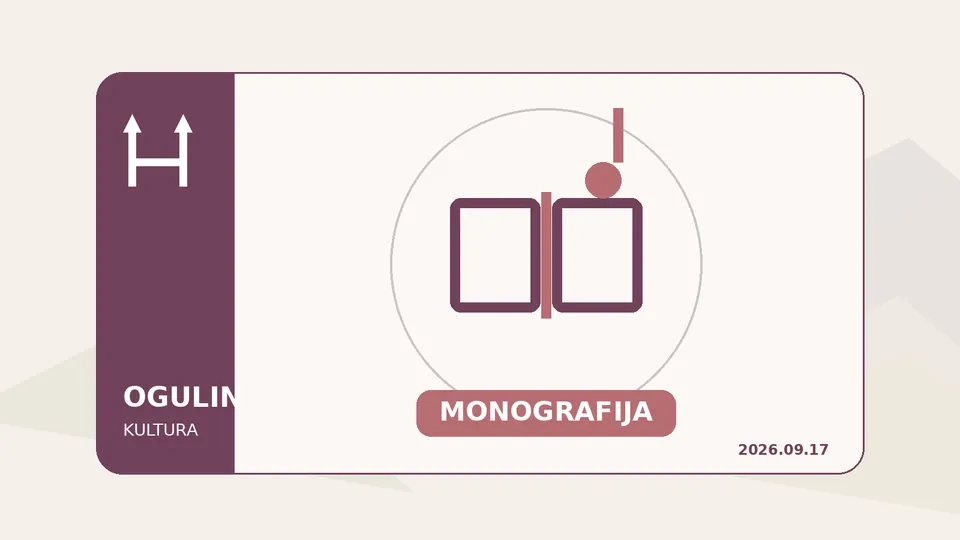 Ilustracija uz lokalnu vijest: Večeras predstavljanje monografije Prve osnovne škole Ogulin u Gradskoj knjižnici
